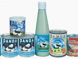 Một số sản phẩm của Công ty Sữa Panda.  
